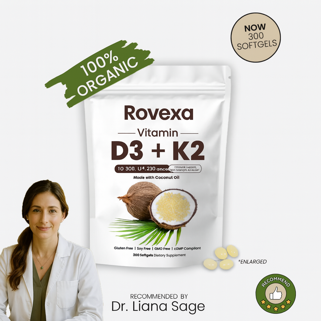 D3 + K2 (MK7) Coconut Oil Softgels