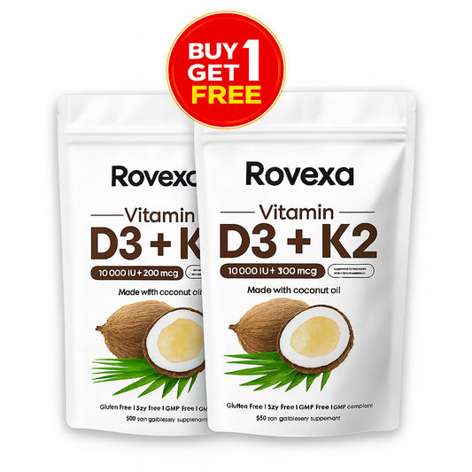 D3 + K2 (MK7) Coconut Oil Softgels